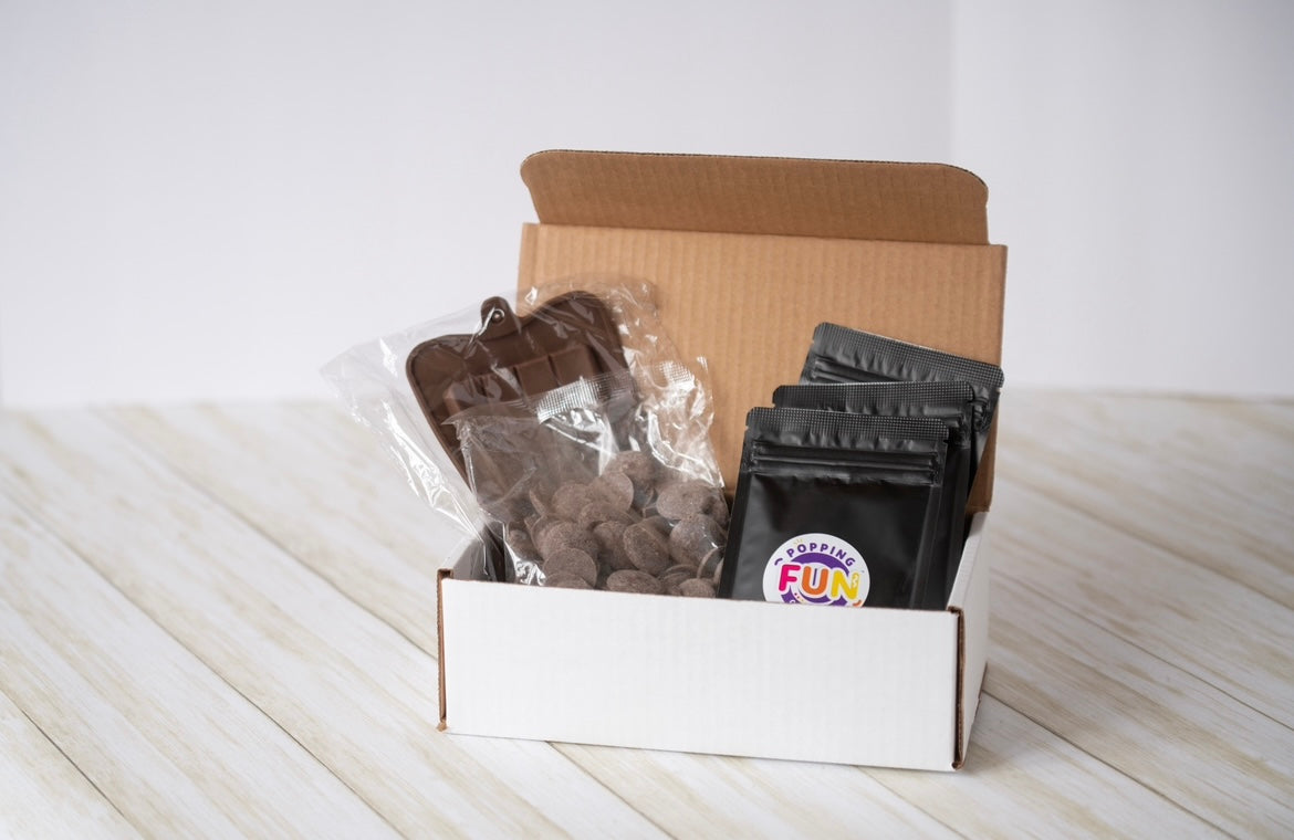 New! Popping Chocolate Mold Kit with Carbonated Crystals