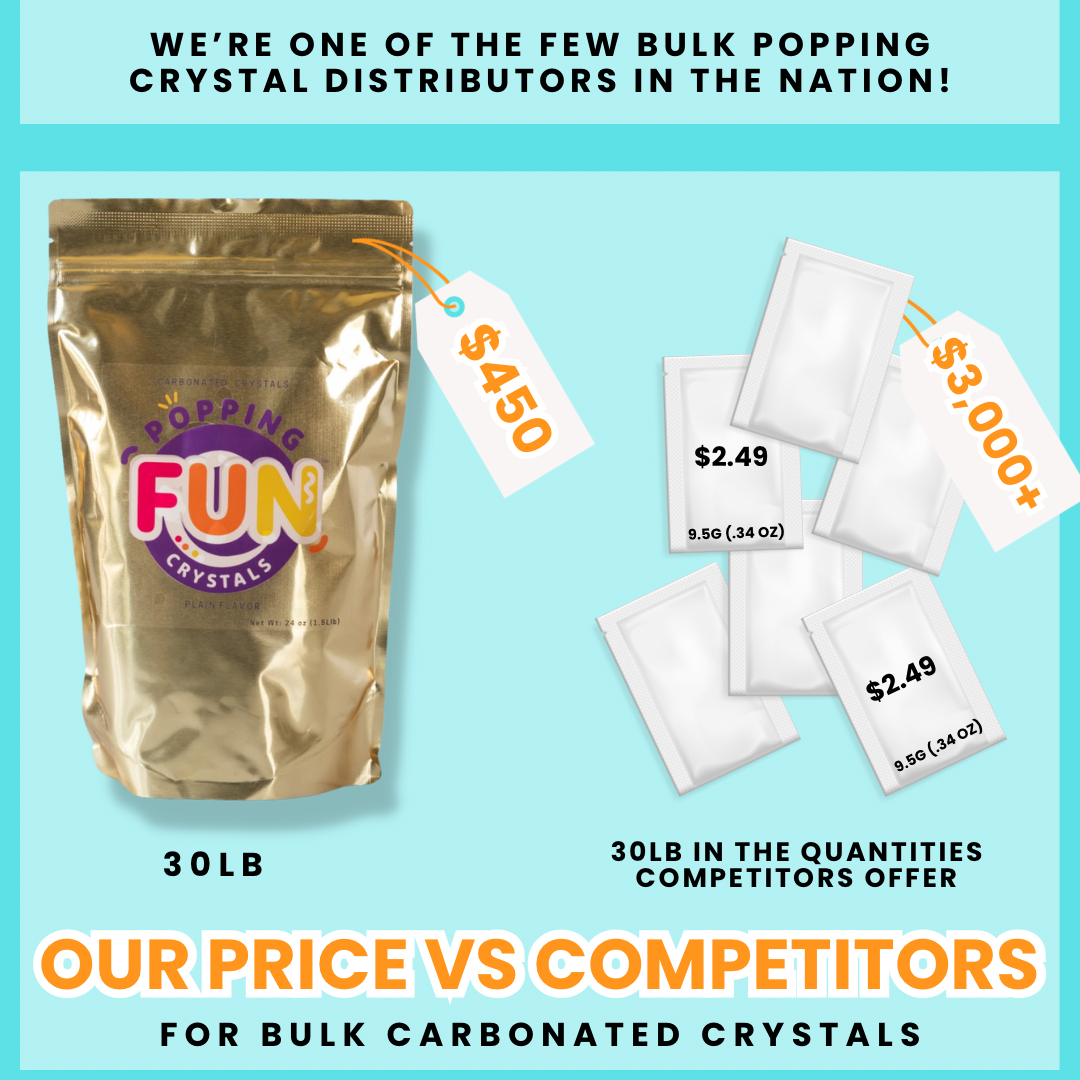 30 LB PopFun Plain Non-GMO Pop Crystals
