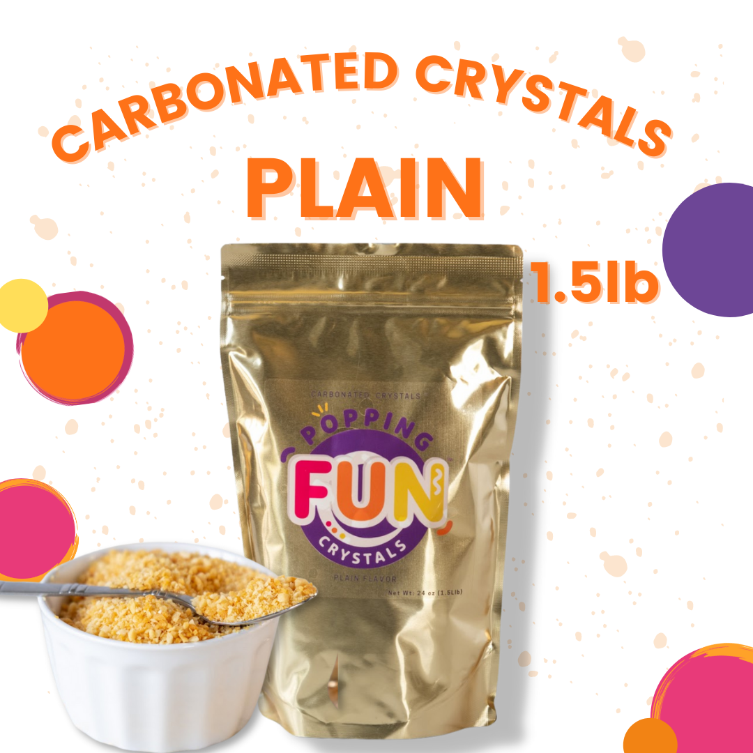 Plain Carbonated Crystals - 1.5lb Bag Size $25.00